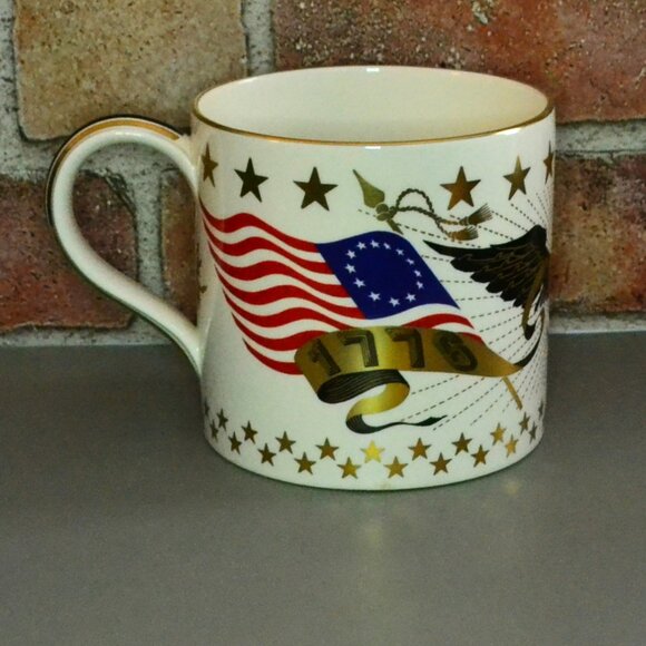 Wedgewood Bicentennial Mug Original Box Vintage America Celebration Decorative - Picture 4 of 11